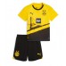 Tanie Strój piłkarski Borussia Dortmund Koszulka Podstawowej dla dziecięce 2023-24 Krótkie Rękawy (+ szorty)